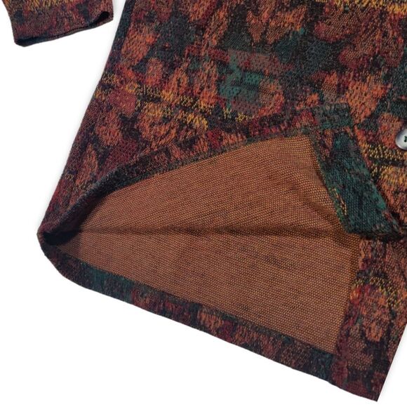 VINTAGE EXPRESS TRICOT BUTTON DOWN SWEATER - Picture 3 of 4